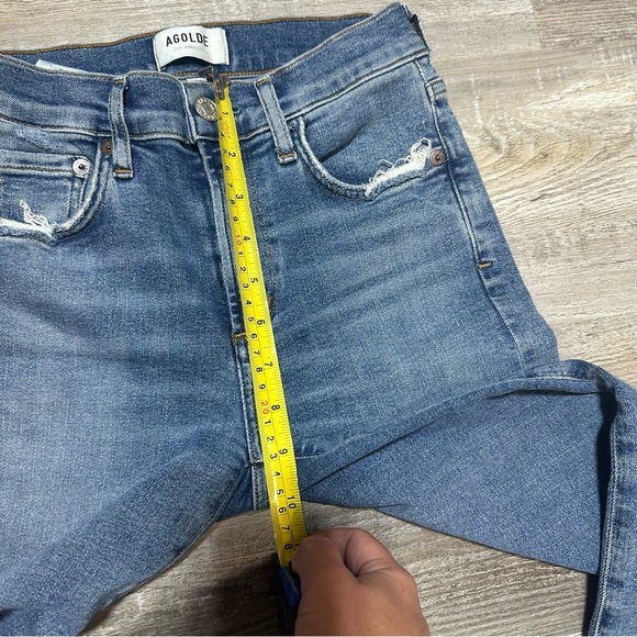Agolde Revolve Sophie Ankle Skinny Jean in Pentacle size 25 - Picture 7 of 10
